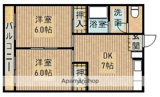 グリーンハイム【2階】の間取り