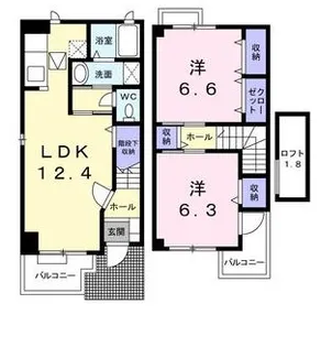 ASAHIMICHI【1階】の間取り