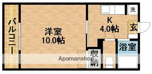 アムール【203号室】の間取り