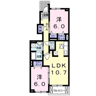 ヴィラ・GF【1階】の間取り
