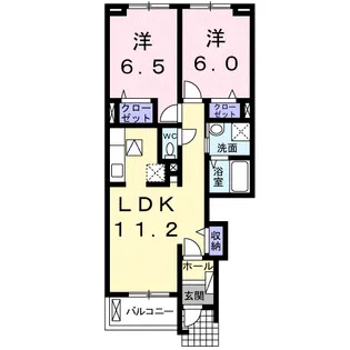 カレント ベル【1階】の間取り