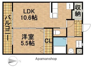 リ・パーチェ【4階】の間取り