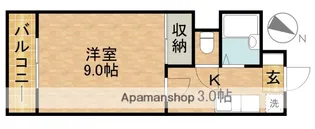 アオバマンション【2階】の間取り