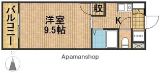 アップル第3マンション【503号室】の間取り