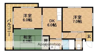 パークコート【403号室】の間取り
