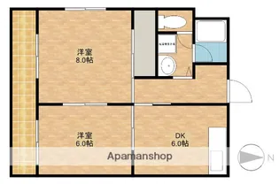 松下細島ライフ【3階】の間取り
