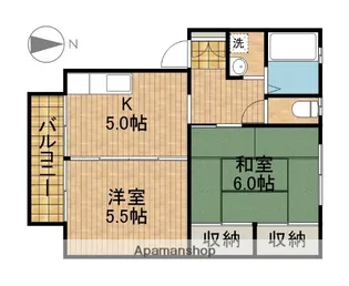 クレッシェンド【203号室】の間取り