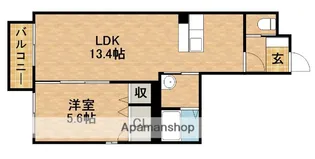オリンピア【1階】の間取り