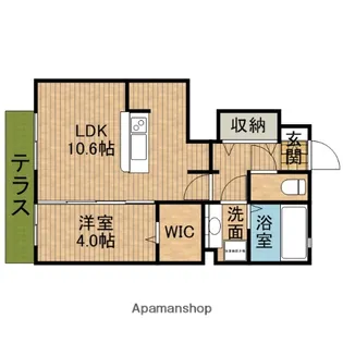 ム・ラージⅤ【1階】の間取り