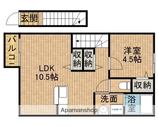 グラン・ブルーⅤ【2階】の間取り