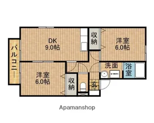 ソフィアA【103号室】の間取り