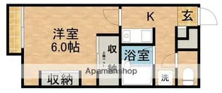 ユトリロ坪井町【2階】の間取り