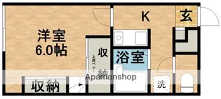 ユトリロ坪井町【1階】の間取り