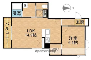 LUMIUSA【3階】の間取り
