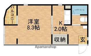 和地山ロイドアパート【2階】の間取り