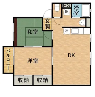 シティハイムソファレ【202号室】の間取り