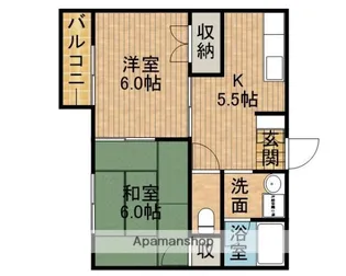 パステルハウス【202号室】の間取り