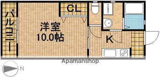 佳章原島【3階】の間取り