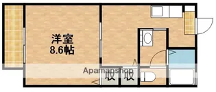 ヴィラノーツA【103号室】の間取り