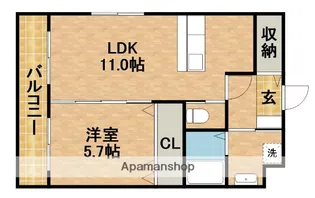 サンプランタン【1階】の間取り