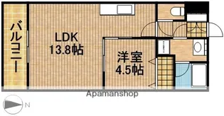 パディー江西【2階】の間取り