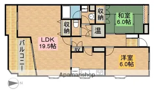 AVENUE磐田Ⅰ【2階】の間取り