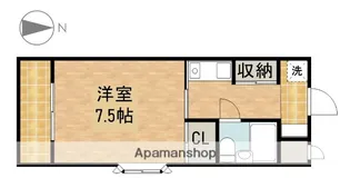 ハイツアミーゴA【2階】の間取り