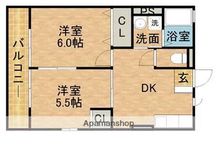 レオハイムA【102号室】の間取り