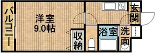 ルースヤハタ【4階】の間取り