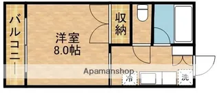 パラシオB【2階】の間取り