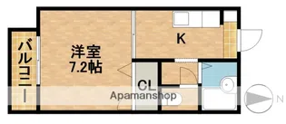 リヴェール英美【2階】の間取り