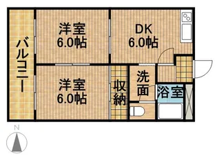 メゾンルミエール【1階】の間取り