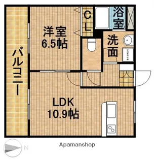 トリュイートⅢ【1階】の間取り