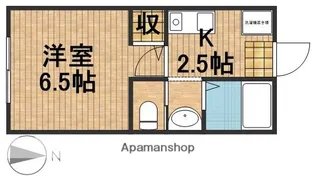 GRAVE幸【2階】の間取り