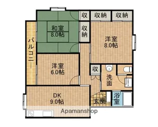 リベールS&K【3階】の間取り