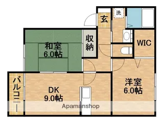 ソレジオN【2階】の間取り