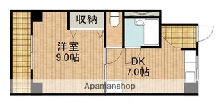 コーポラスヤング【502号室】の間取り