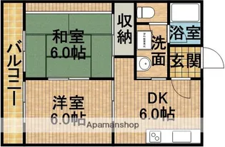 カーサ・ロンシェーヌ【1階】の間取り