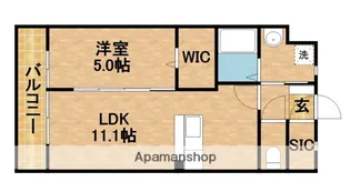 DRESSE有玉【1階】の間取り