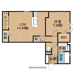 ティファニー令和【2階】の間取り
