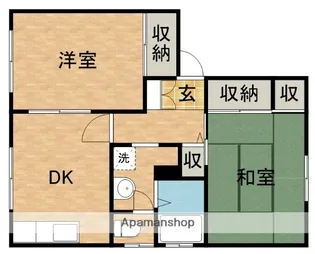 ひかりD【101号室】の間取り