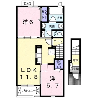 Y・STAGE【2階】の間取り