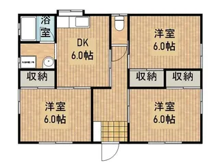 静岡県御前崎市比木【一戸建】の間取り