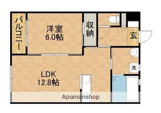 田畑ハイツルシアスⅡ【1階】の間取り