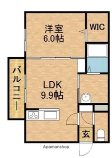 CASA IN COLLINA【2階】の間取り