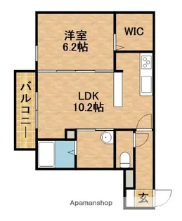 CASA IN COLLINA【2階】の間取り