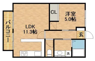 東海ハイツ【2階】の間取り