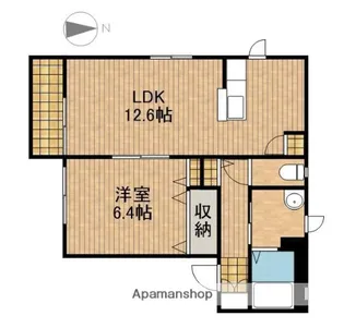 メルドゥーA【2階】の間取り