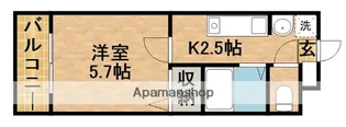リエス上島B【311号室】の間取り