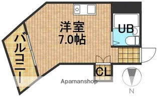 カーサ八幡【3階】の間取り